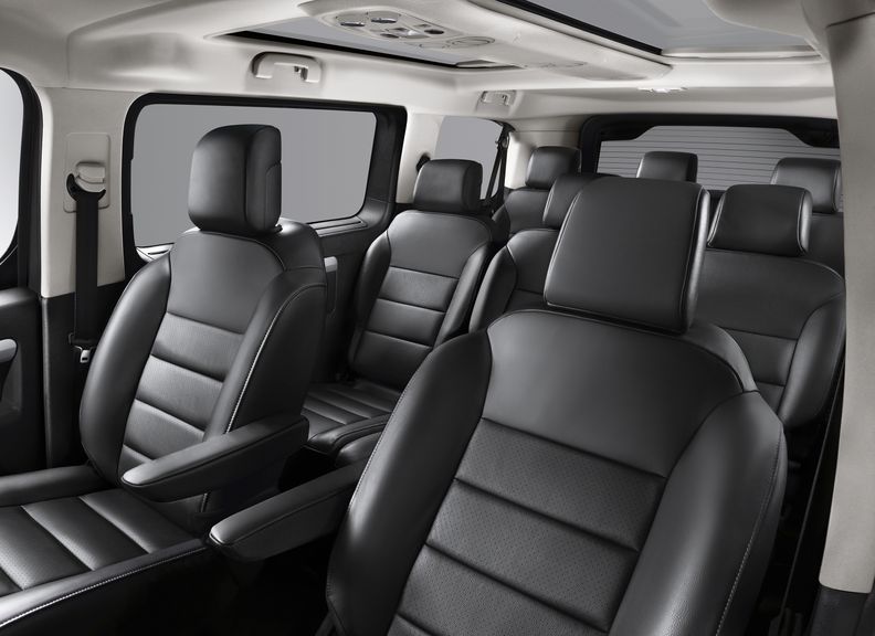 opel zafira e life asiento