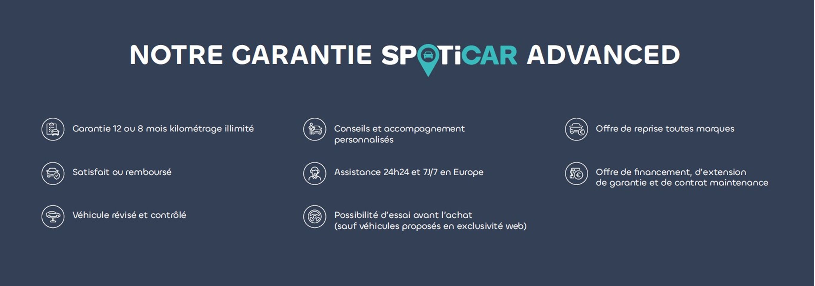 garantie commerciale SPOTICAR Advanced