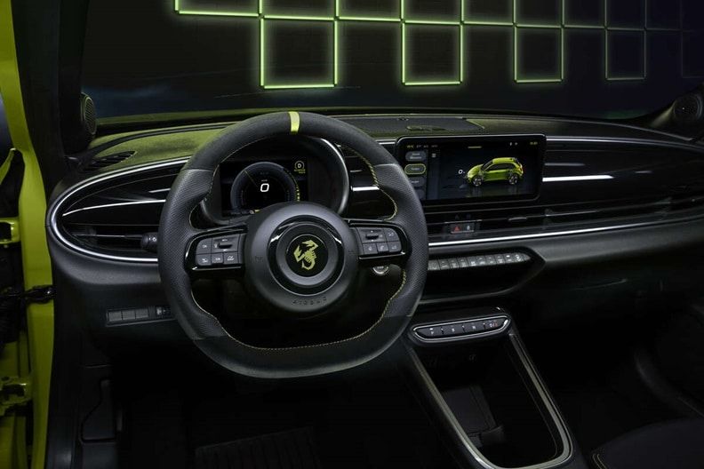 Abarth 600e touchscreen